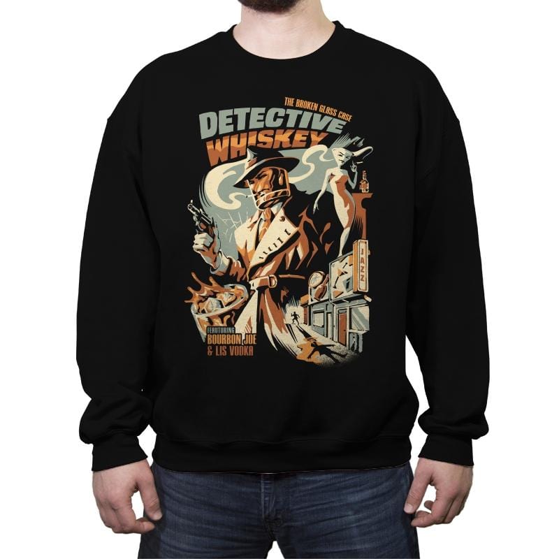 Detective Whiskey - Crew Neck Sweatshirt by RIPT Apparel