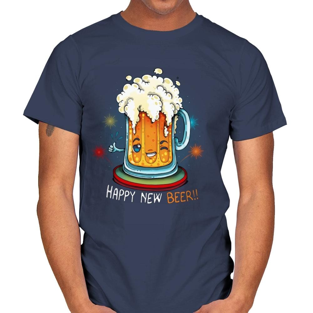 Happy New Beer - Mens by RIPT Apparel