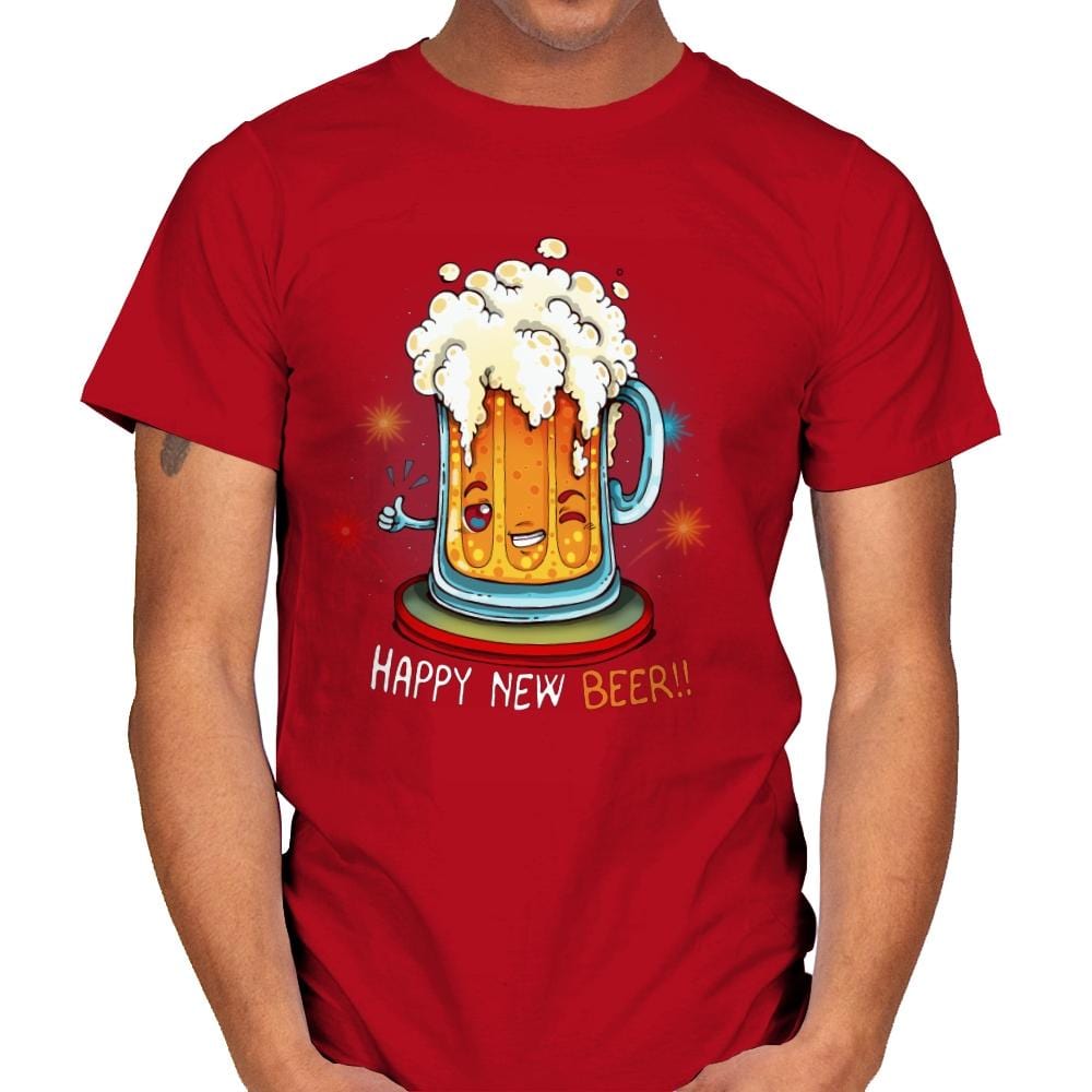 Happy New Beer - Mens by RIPT Apparel