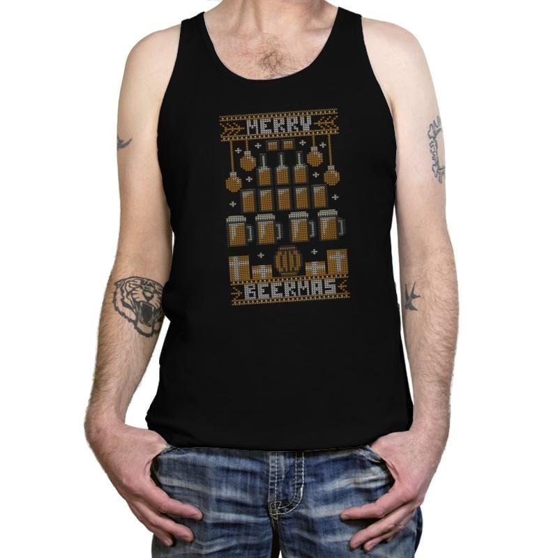 Merry Beermas - Tanktop by RIPT Apparel