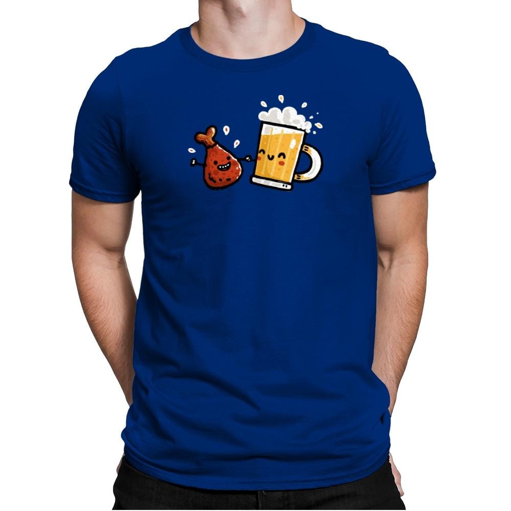 Wings and Beer - Mens Premium by RIPT Apparel