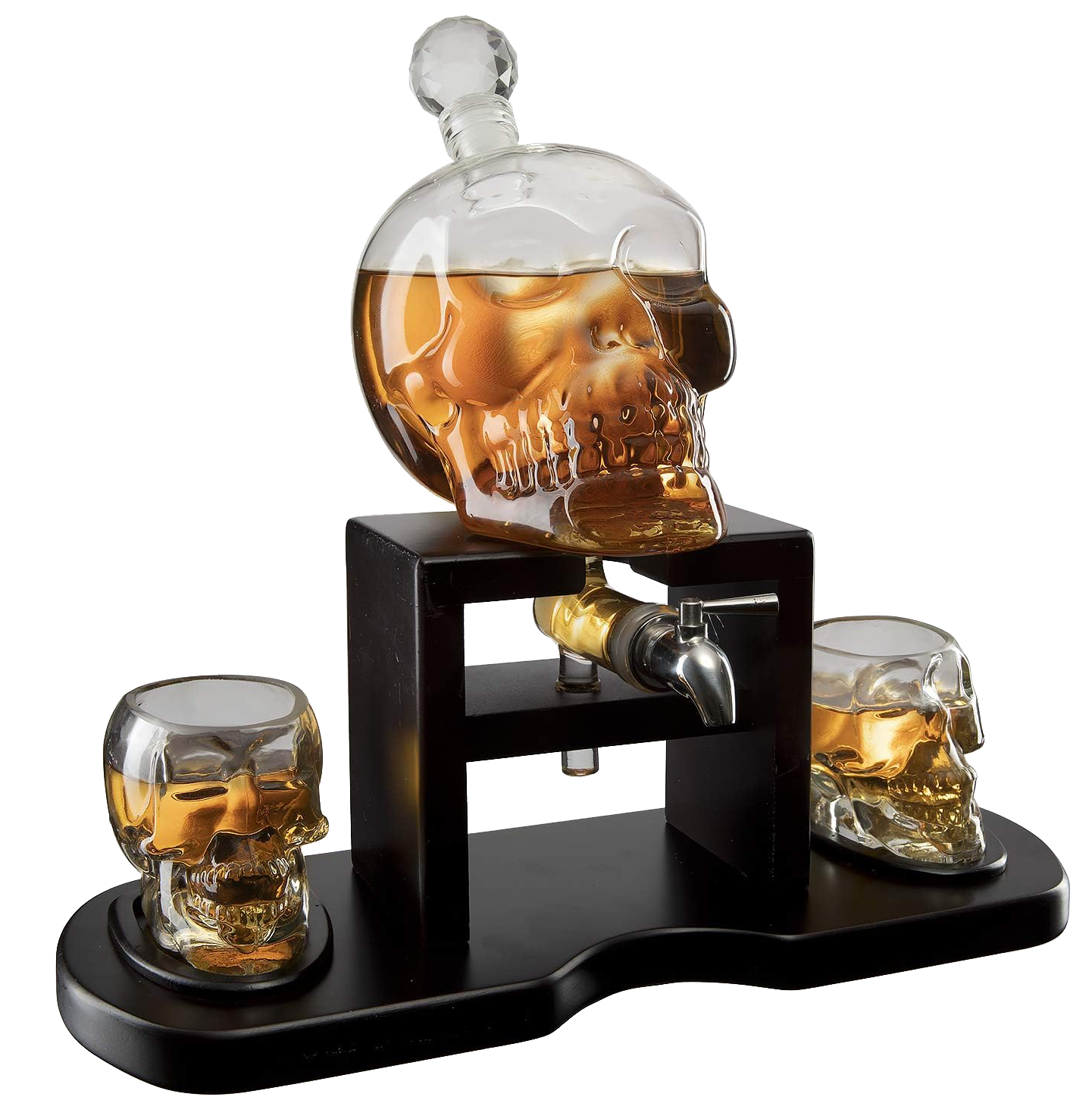 Skull  Wine & Whiskey Decanter Set - by The Wine Savant