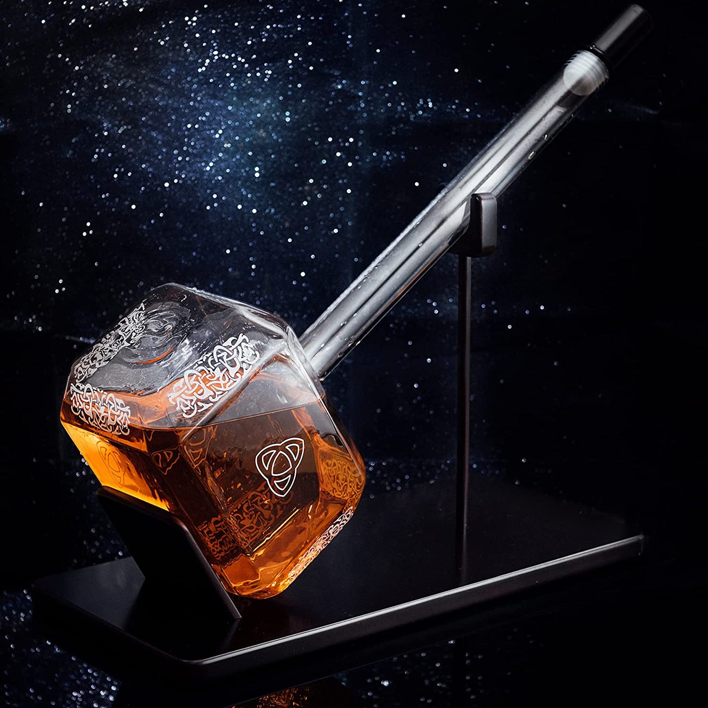 Thors Hammer Whiskey and Wine Decanter (2000ml) - by The Wine Savant