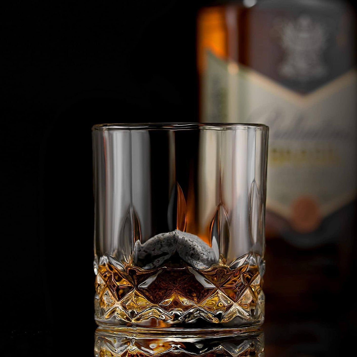 The Connoisseur's Set - Signature Glass Edition by R.O.C.K.S. Whiskey Chilling Stones