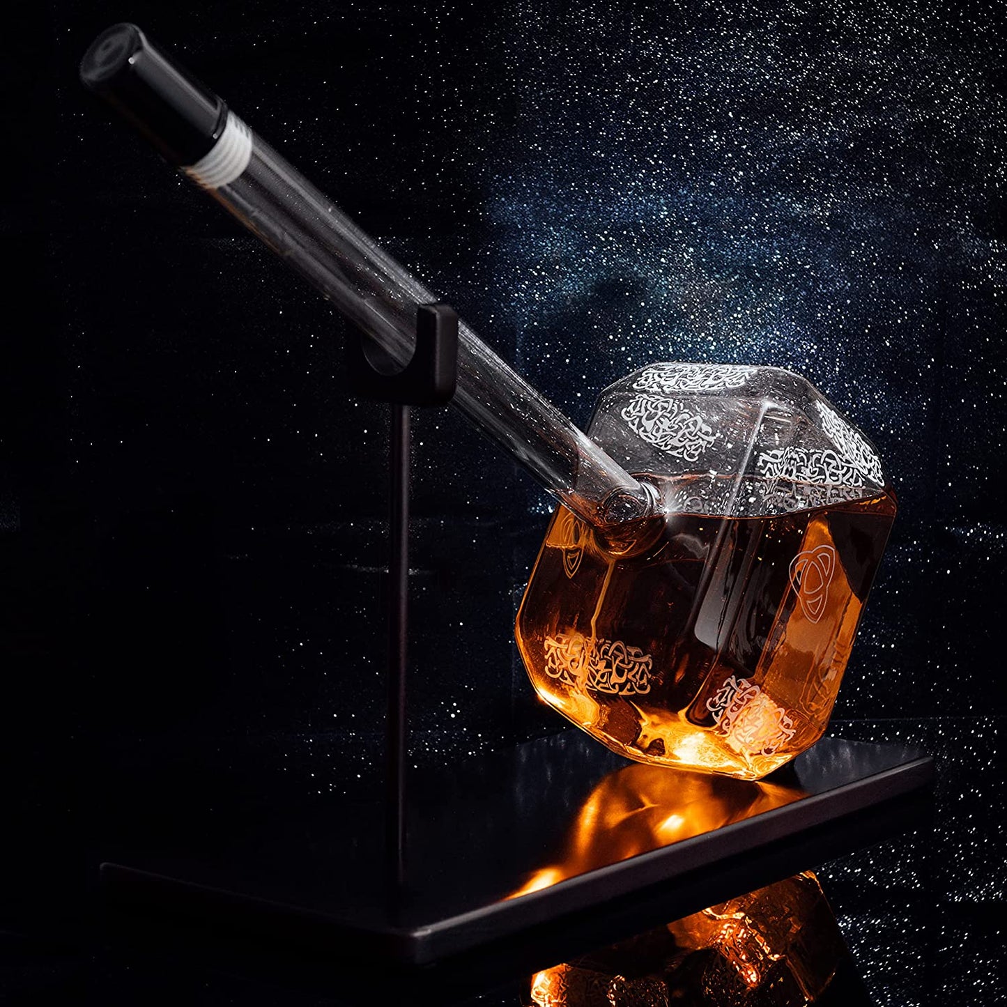 Thors Hammer Whiskey and Wine Decanter (2000ml) - by The Wine Savant