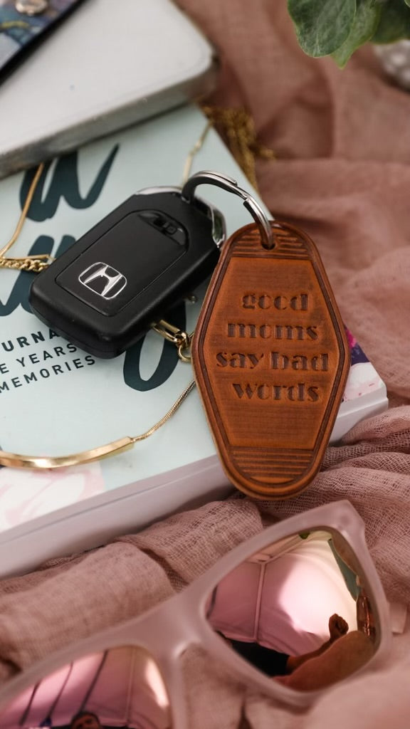 Mom's Keychain by Lifetime Leather Co