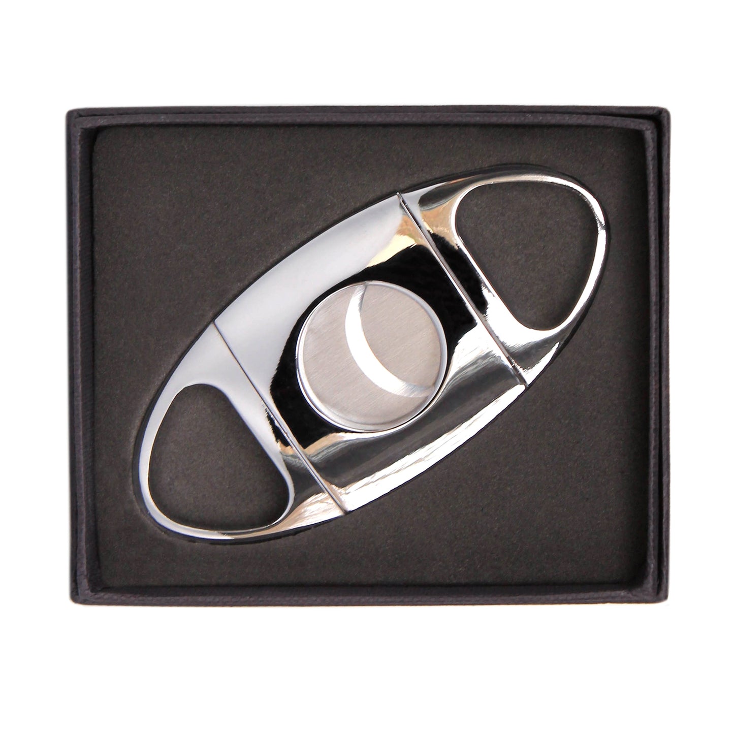 Klaro Chrome Cigar Cutter by Case Elegance