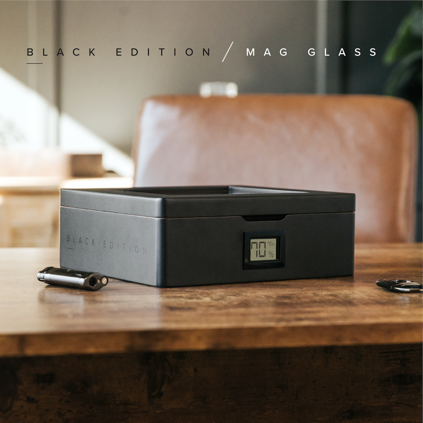 MAG Humidor - Matte Black by Case Elegance