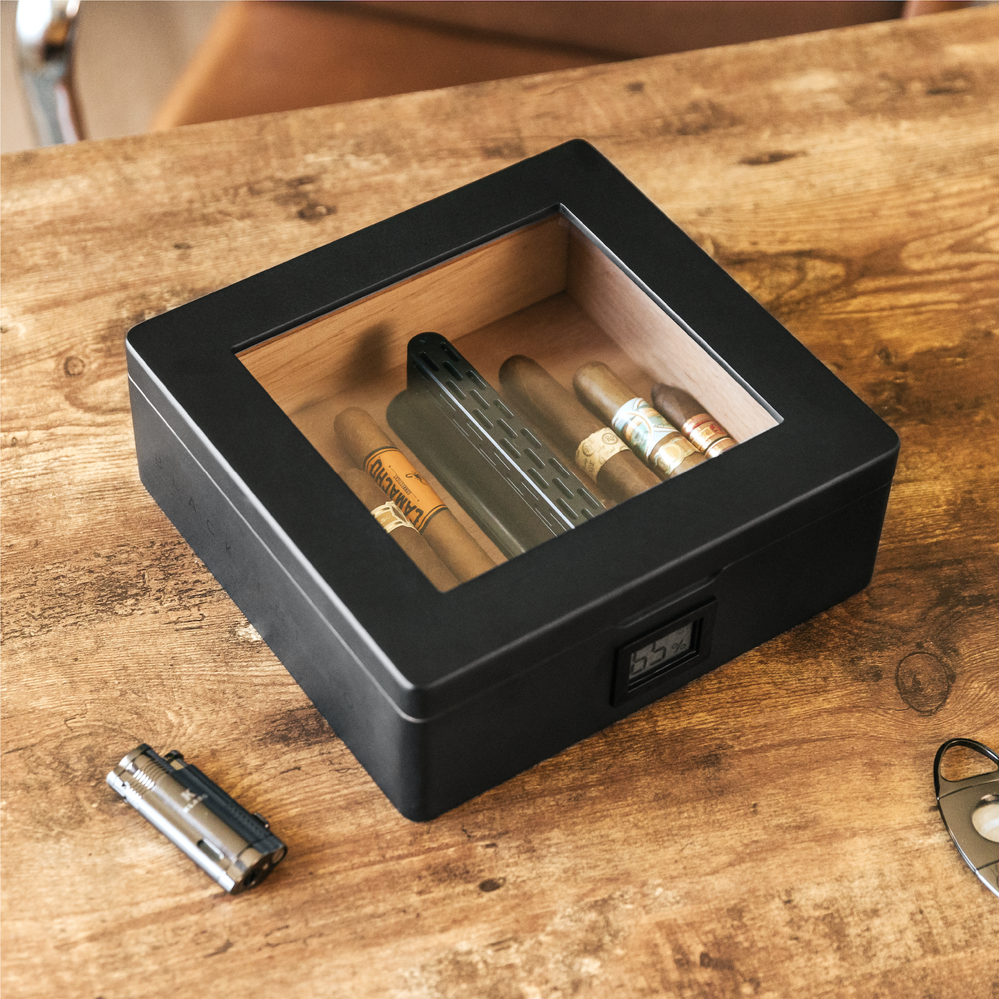 MAG Humidor - Matte Black by Case Elegance