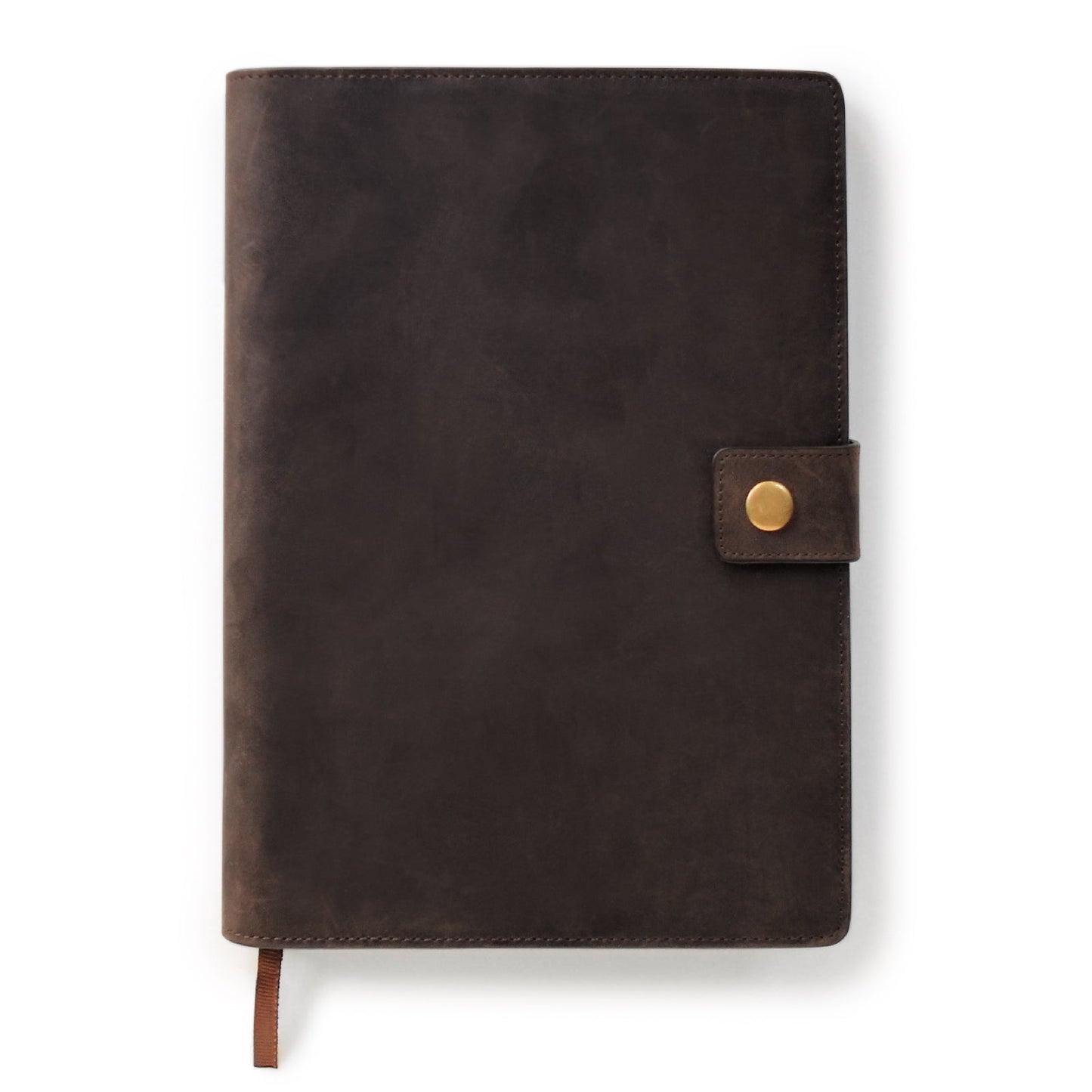 Bucksaw Refillable Brown Leather Journal by Case Elegance