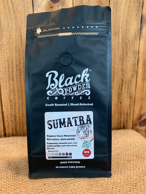 Sumatra Mandheling Gayo |  Naturally Grown Coffee | Dark Roast by Black Powder Coffee