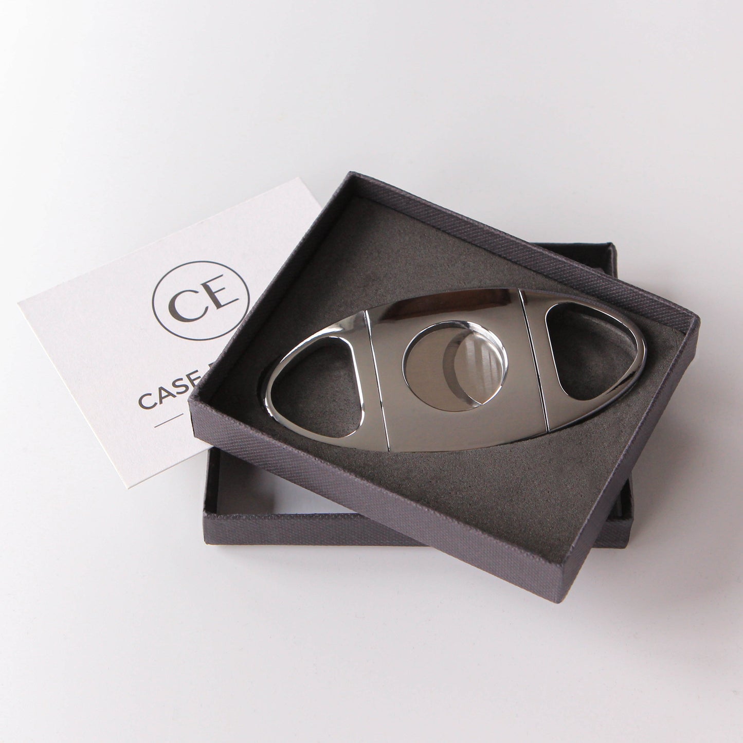 Klaro Chrome Cigar Cutter by Case Elegance