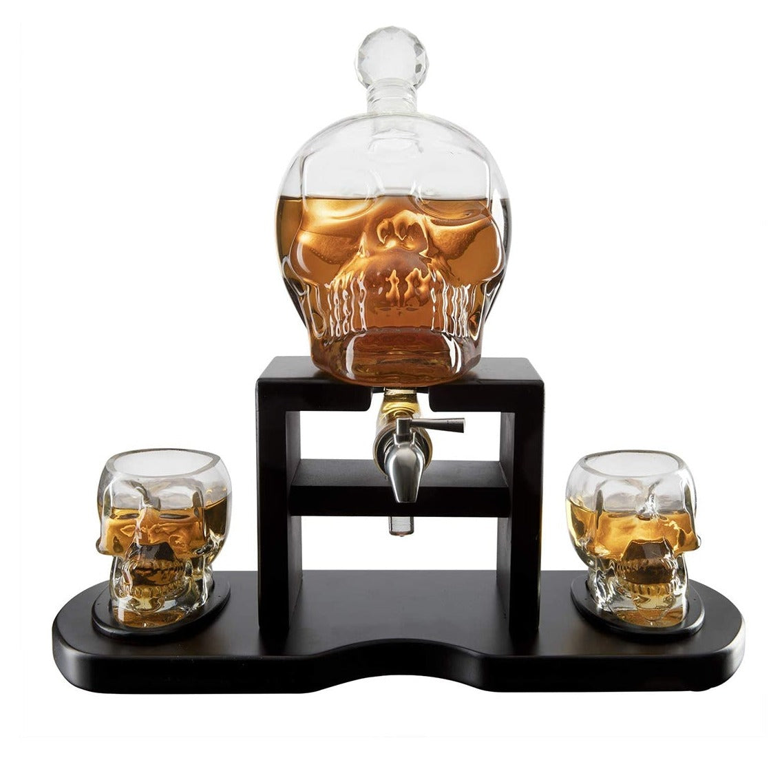 Skull  Wine & Whiskey Decanter Set - by The Wine Savant