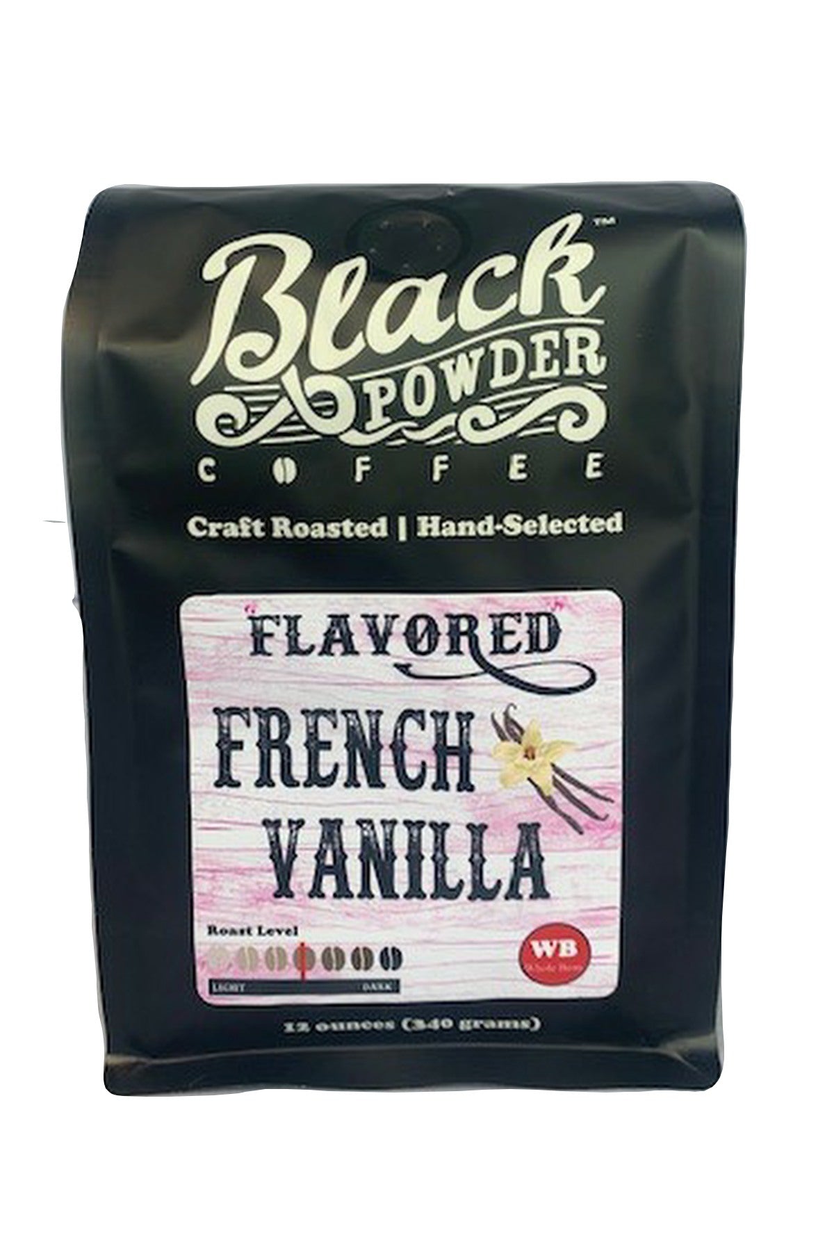 French Vanilla Flavored Coffee by Black Powder Coffee