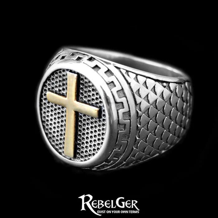 Golden Cross Ring