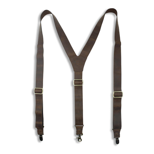 Billy the Kid Brown Wide Suspenders