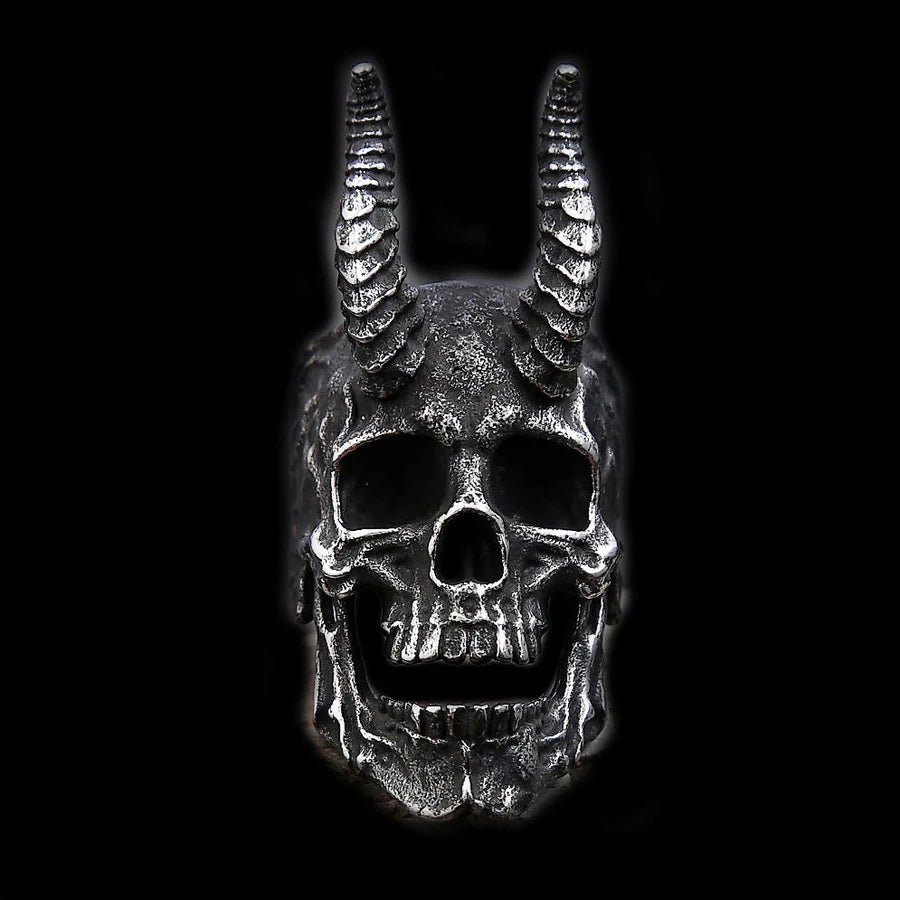 Horned Skull Ring