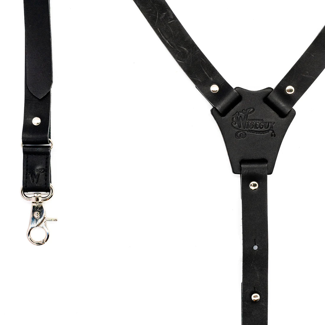 Italian Job Black Skinny Suspenders