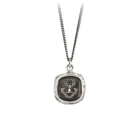 “Inner Strength” Silver Talisman by Vintage Gentlemen