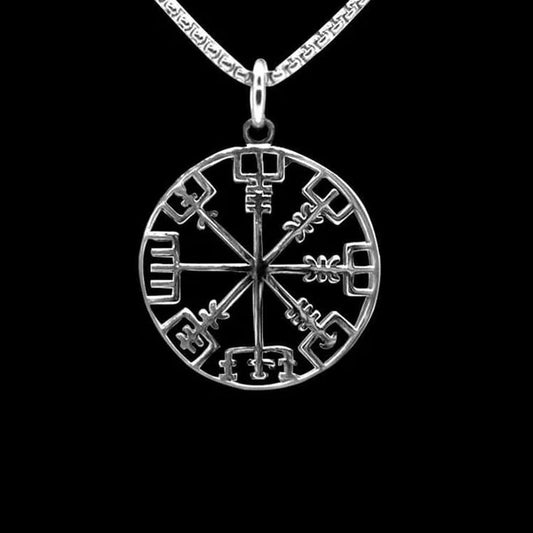 Vegvisir Compass Necklace