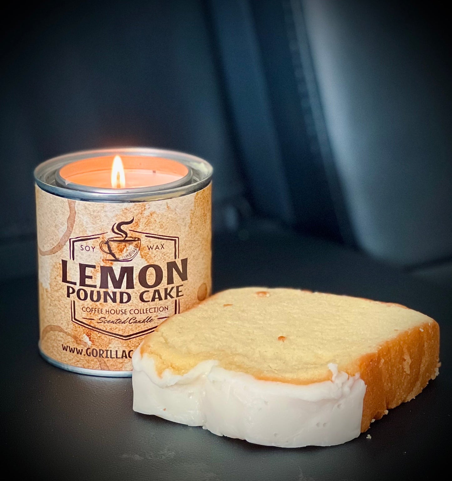 Lemon Pound Cake Scented Candle by Gorilla Candles™