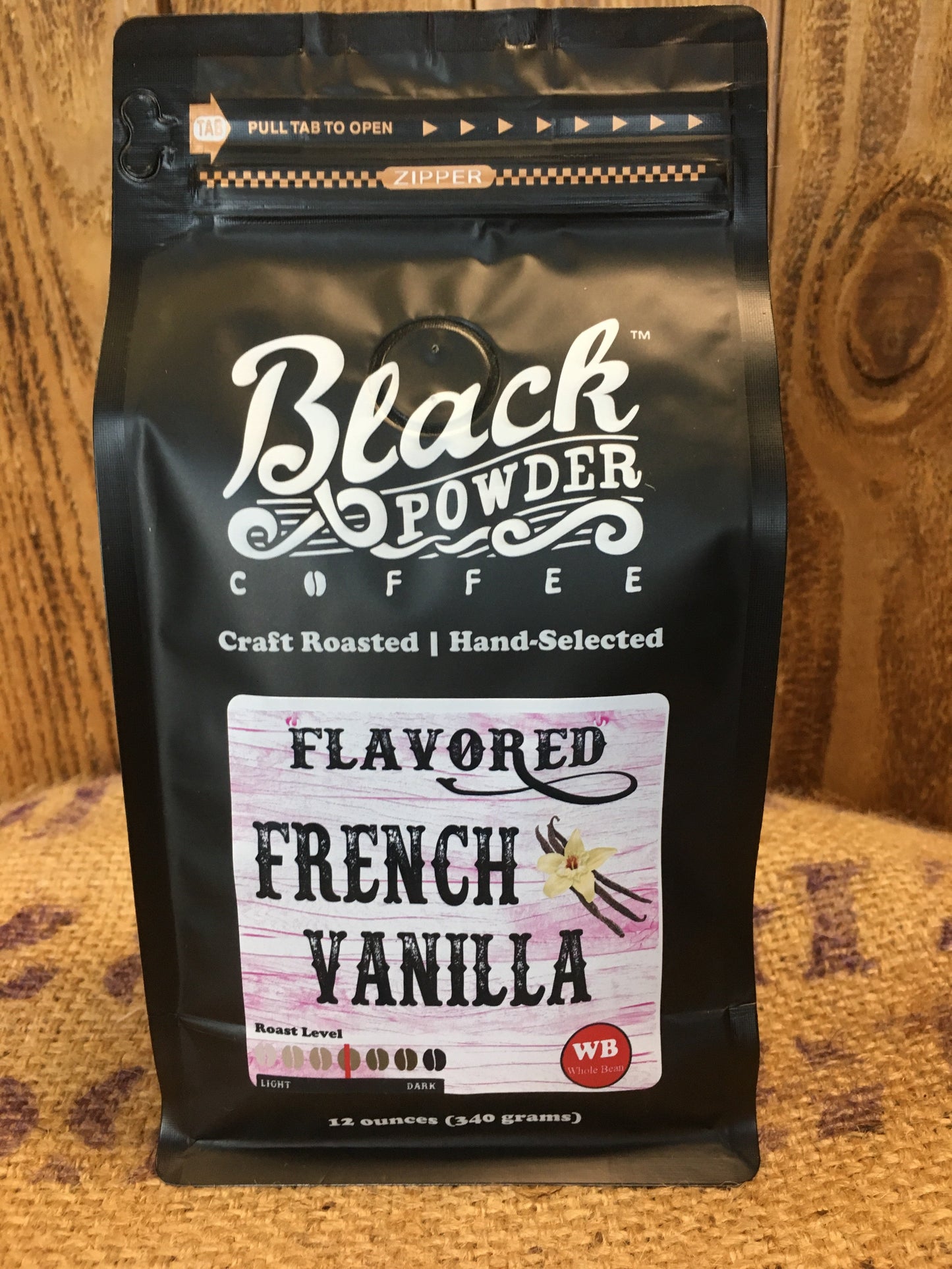 French Vanilla Flavored Coffee by Black Powder Coffee