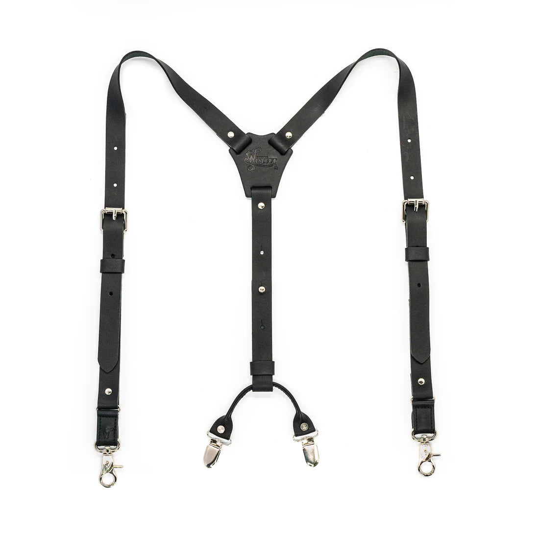 Italian Job Black Skinny Suspenders