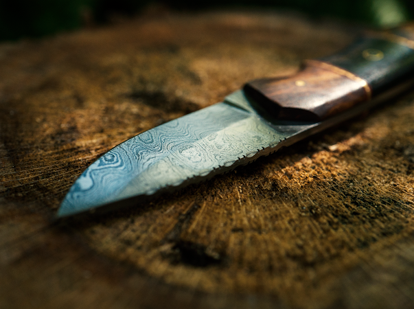 Rosewood Fixed Blade- VG26 by Vintage Gentlemen