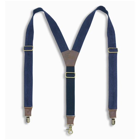 Duck Navy Wide Suspenders