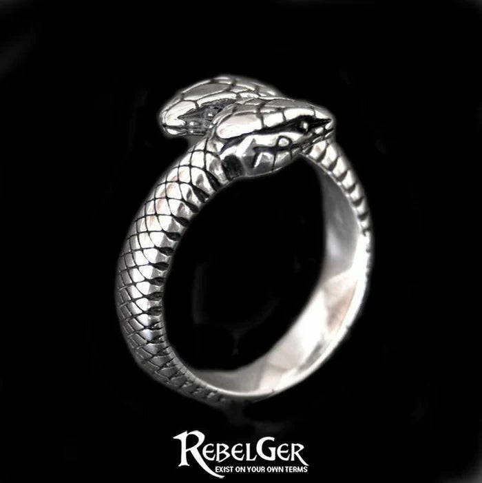 Two Headed Snake Ring