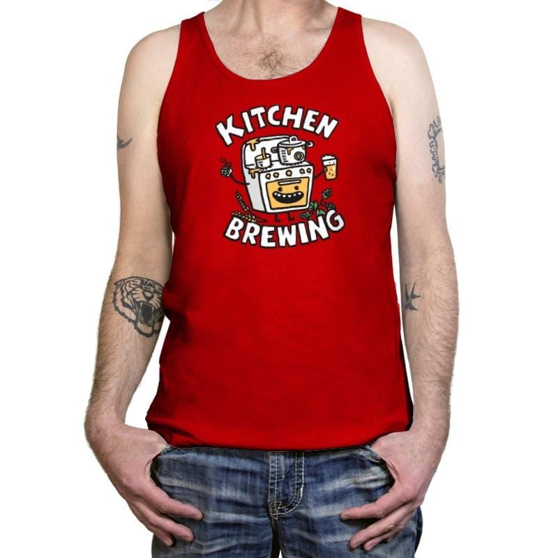 Kitchen Brewing - Tanktop by RIPT Apparel