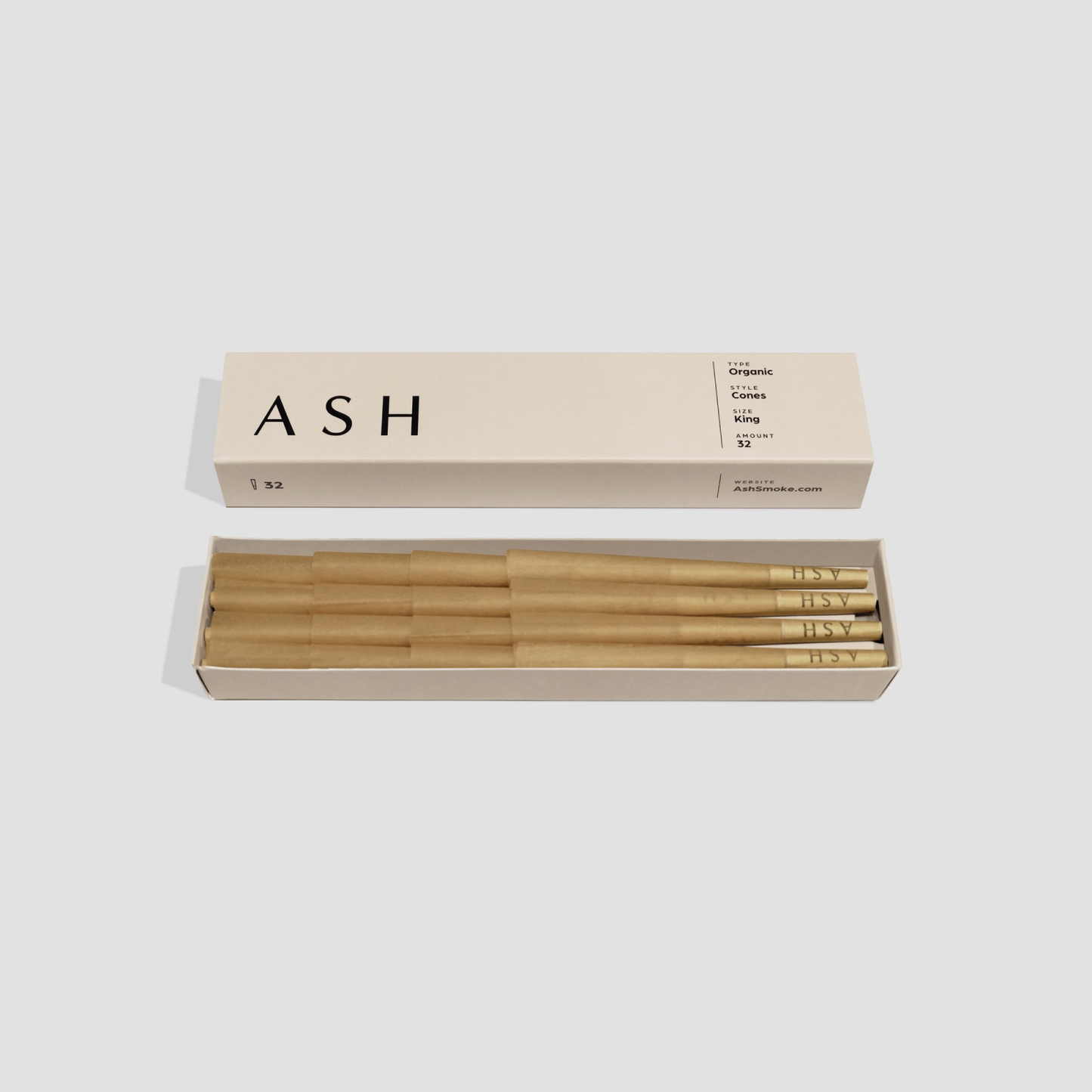 Pre-rolled Cones | Organic | 32 count by ASH