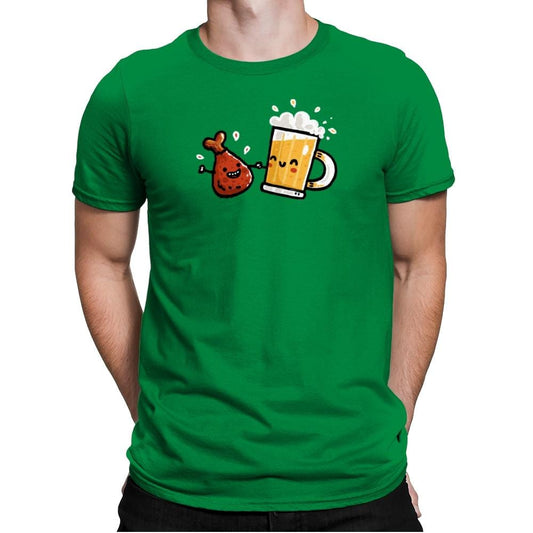 Wings and Beer - Mens Premium by RIPT Apparel