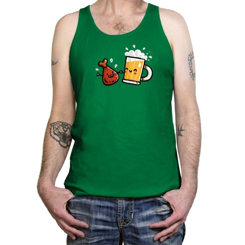 Wings and Beer - Tanktop by RIPT Apparel