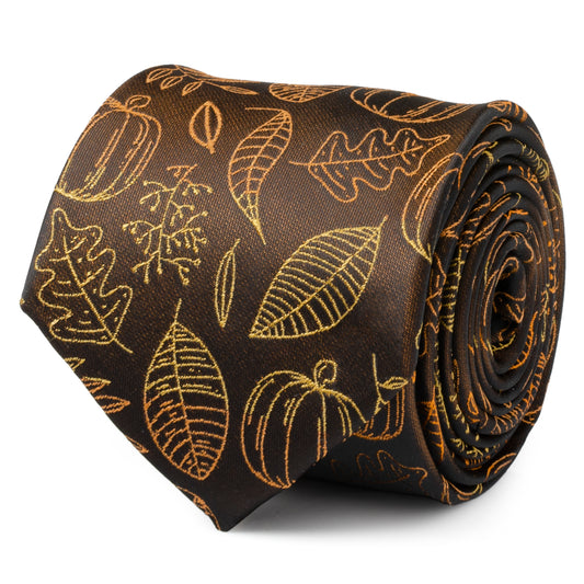 Fall Spice Men's Brown Tie