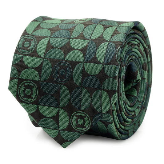 Green Lantern Charcoal Men's Tie