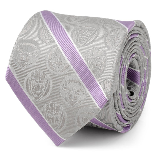 Guardians of the Galaxy Gray Stripe Tie