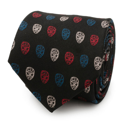 Spider-Man Black Multi Men's Tie