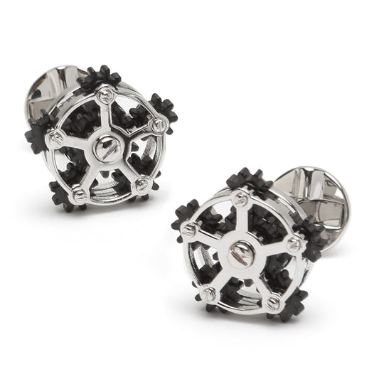 Rotating Gear Cufflinks