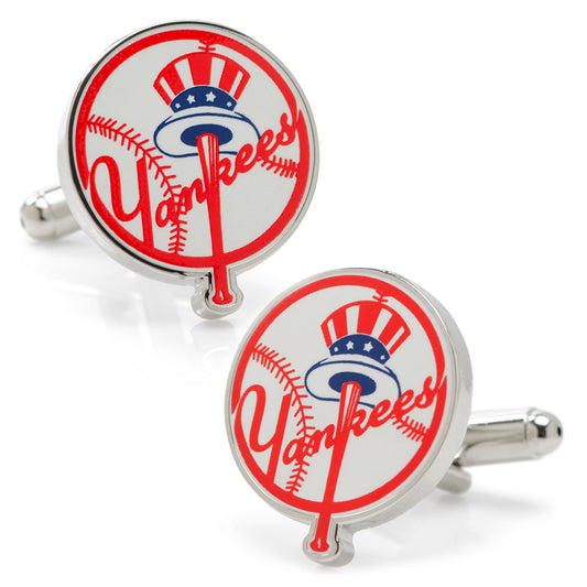 Yankees Baseball Cufflinks