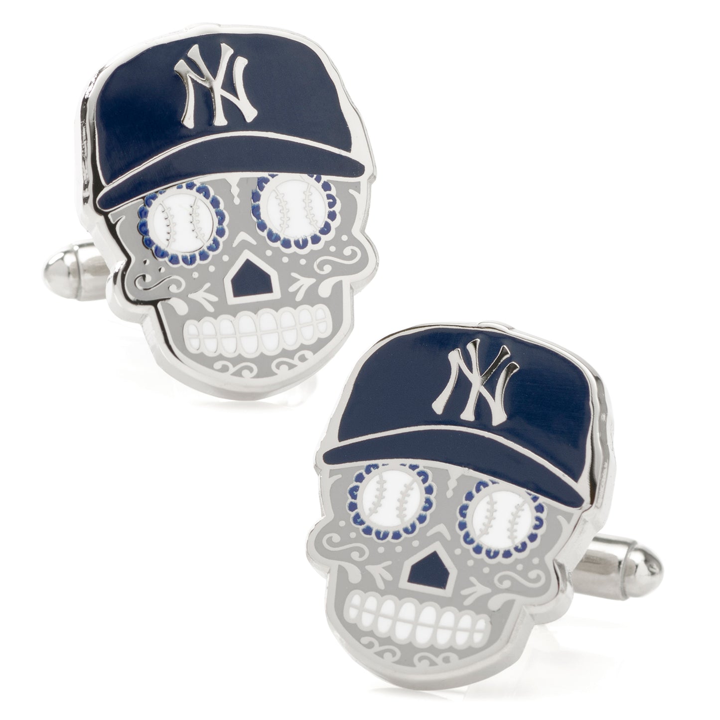 New York Yankees Sugar Skull Cufflinks