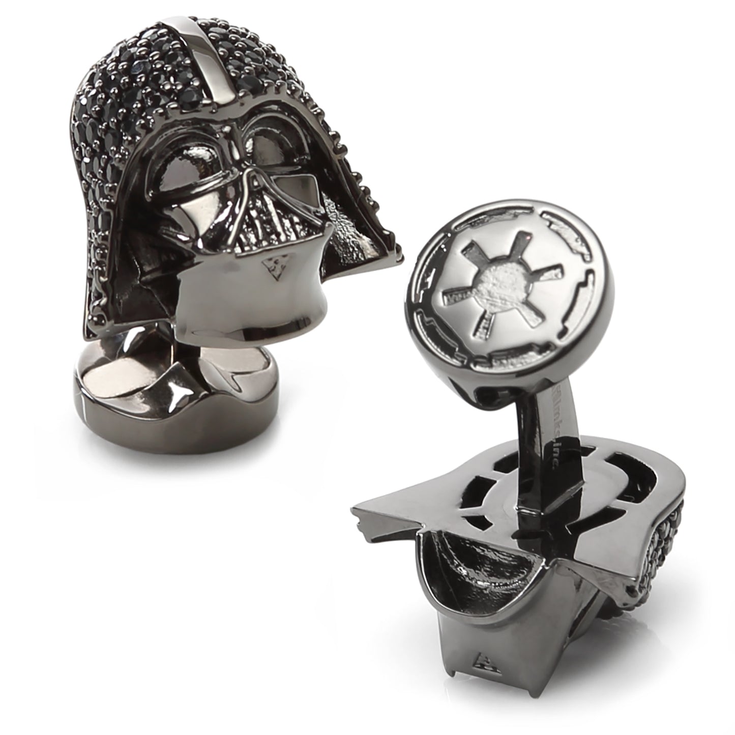 Darth Vader Crystal Helmet Cufflinks